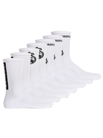 Real Madrid Socken 7er Pack in Weiß