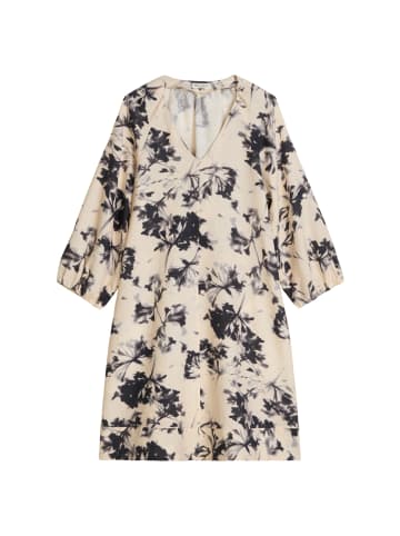 Marc O'Polo Kurzes Leinenkleid A-Shape in Offwhite