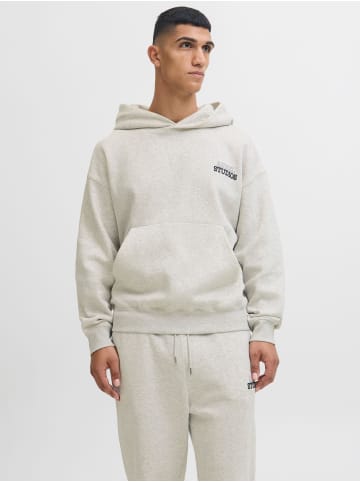 Aprel Kapuzenpullover in White Melange