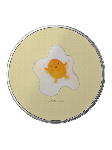 Mr. & Mrs. Panda Aufbewahrungsbox Spiegelei Ei ohne Spruch in Gelb Pastell