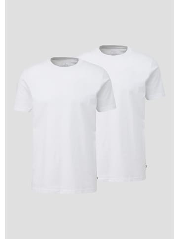QS T-Shirt in 0100_weiß