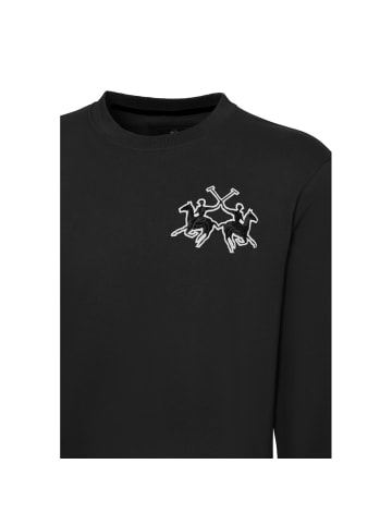 La Martina Sweatshirt MCF010 in schwarz