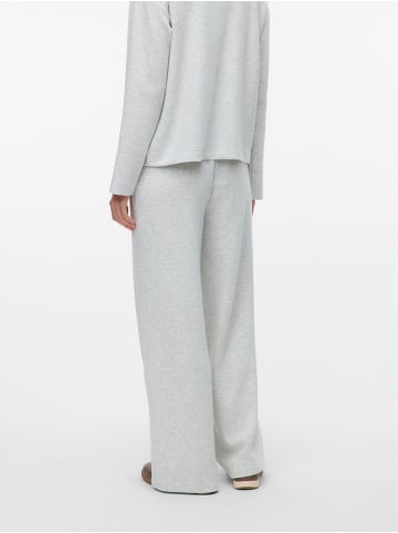 Vero Moda Hose mit weitem Beinschnitt in Light Grey Melange
