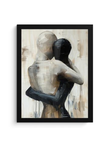 MuchoWow Poster mit Leiste Verbundene Figuren (BxH)