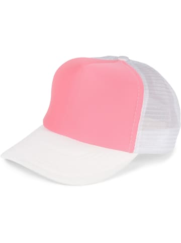 styleBREAKER Mesh Cap in Pink-Weiß