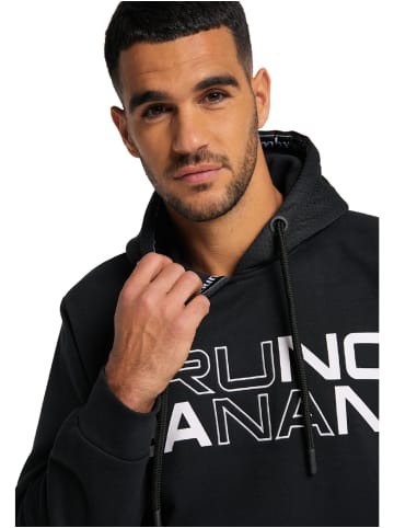 Bruno Banani Hoodie ohne Reißverschluss BROOKS in Schwarz