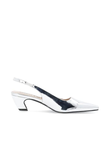Bianco Slingbacks in SilverMirror