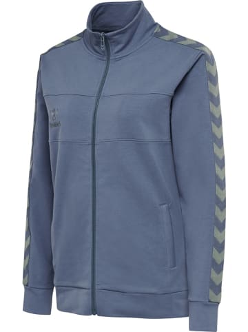 Hummel Trainingsjacke "Hmlmove Classic Zip Jacket Woman" in Blau