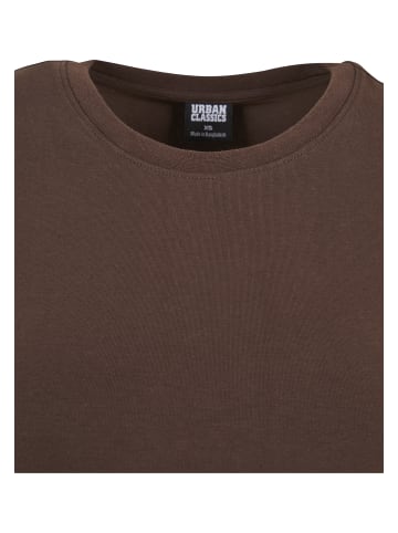 Urban Classics Cropped Tees in brown