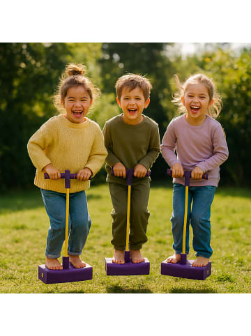 relaxdays Pogo Jumper in Rot - 80 kg