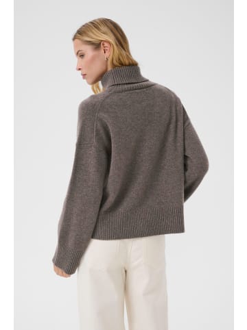 PART TWO Strickpullover CorinaPW Gerade Passform in Falcon Melange