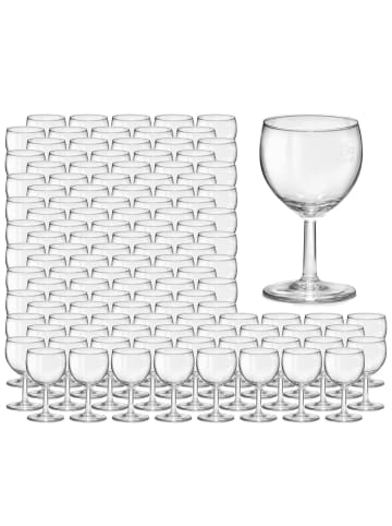 VAN WELL 120er Set Weingläser geeicht Ballon Profi 0,2 l in transparent