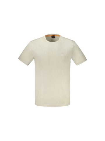 Hugo Boss Beige Herren T-Shirt aus Baumwolle