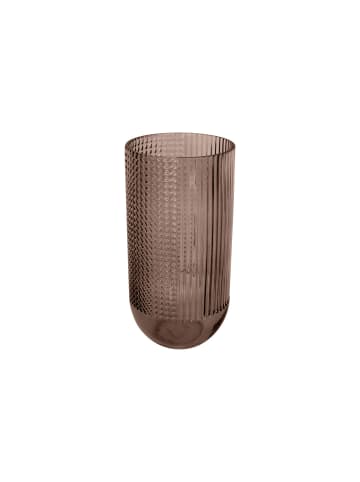 Present Time Vase Attract - Schokoladenbraun - Ø15x30cm