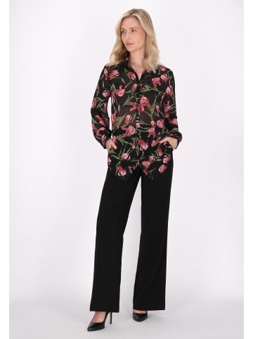 Albee Women Bluse in Schwarz Mehrfarbig