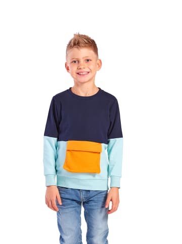 erima Junge Sweatshirt Leon in peacoat/zinnia