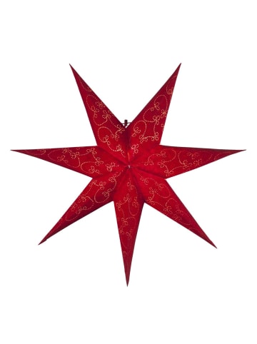 STAR Trading Papierstern Decorus Weihnachtsstern Leuchtstern hängend D: 63cm rot