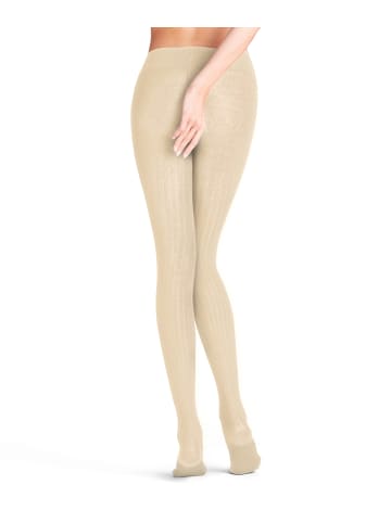 Falke Strumpfhose Cross Knit in Creme