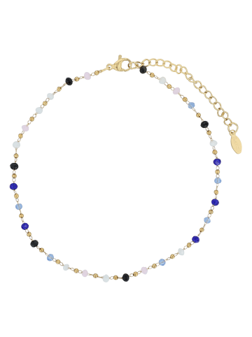 Adeliás Damen Anhänger aus Edelstahl mit Perle in gold