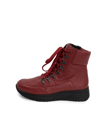 VITAFORM Hirschleder Stiefeletten in cranberry