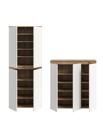 ebuy24 Schlafzimmer-Set Scarpa (2-teilig) Weiß 190 x 37 cm