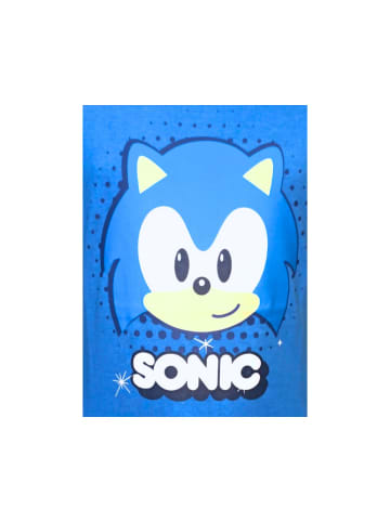 Sonic Schlafanzug kurz Sonic The Hedgehog in Blau-Grau