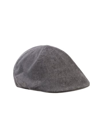 Camel Active Flat Cap aus Leinen-Mix in Dunkelblau
