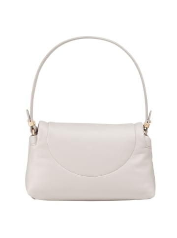 DuDu Melville Schultertasche Leder 29 cm in pearl