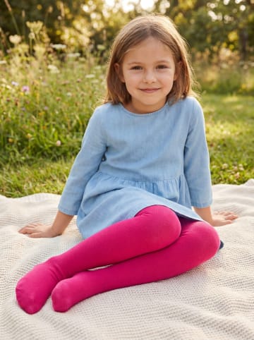 TupTam Mädchen Strickstrumpfhosen Bunt Gemustert 6er Pack in dunkelblau