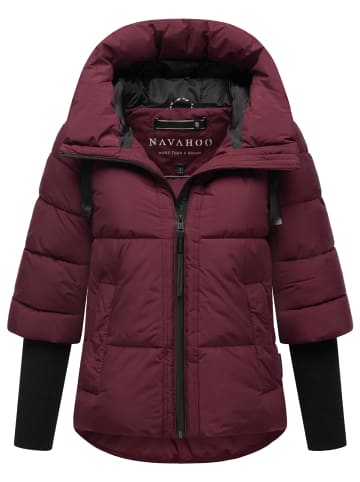 Navahoo Steppjacke Lotusherz XIV in Wine