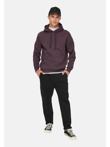Only&Sons Hoodie 'Ceres' in dunkelrot