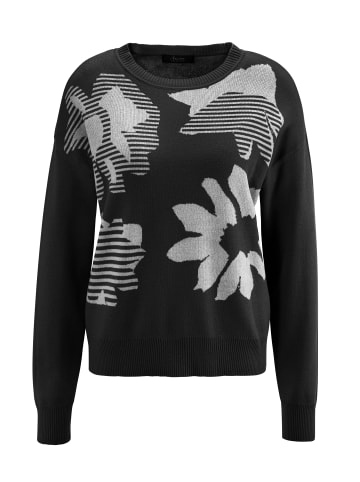 Aniston SELECTED Strickpullover in schwarz-weiß