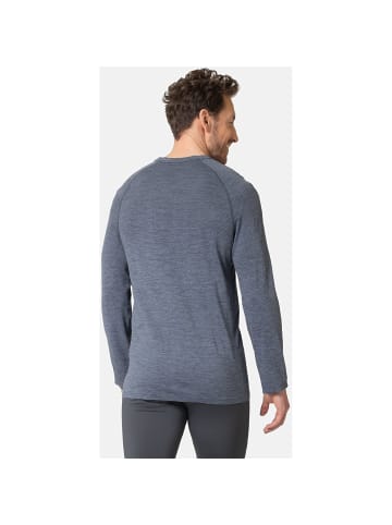 Odlo T-Shirt Crew neck l/s Essentia in Dunkelgrau0318