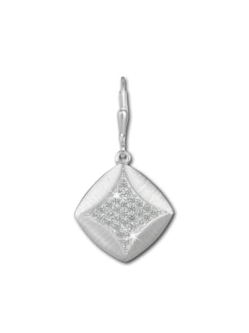 SilberDream Ohrringe Silber 925 Sterling Silber Quadrat Ohrhänger