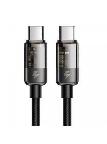 Mcdodo Schnellladekabel USB-C zu USB-C PD 100W, 1,8m in Schwarz in Schwarz