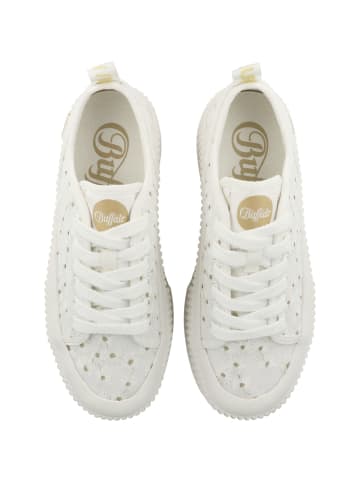 Buffalo Sneaker low Madison Low Bloom in weiss