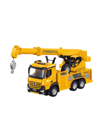 Wisam® Ferngesteuerter RC-Kran mit Haken 2,4 G 9 CH Gelb