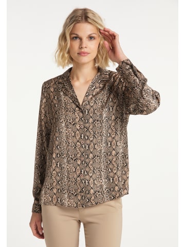 Usha Damen Bluse in Braun