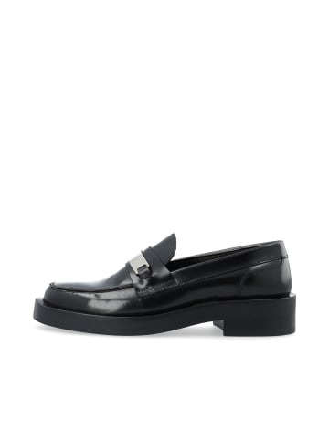 Bianco Lederhalbschuhe in Black