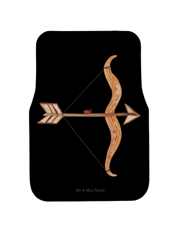 Mr. & Mrs. Panda Automatte Sternzeichen Schütze ohne Spruch in Schwarz