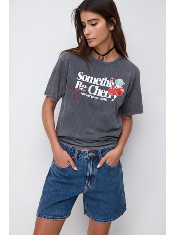 NO MATTER WHAT Shirt in Anthrazit