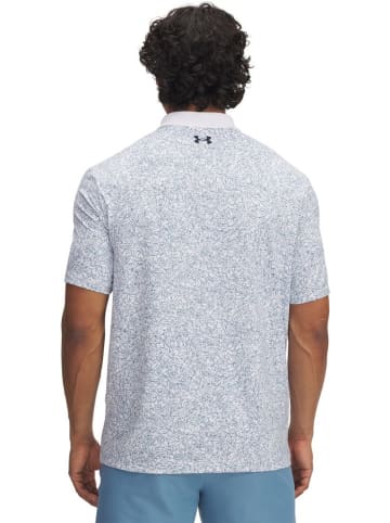 Under Armour Polo "Matchplay Printed Poloshirt" in Weiß