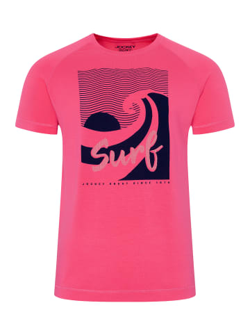 Jockey Shirt Balance Print in Rot