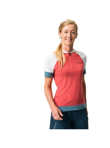 Vaude WOMENS ALTISSIMO Q-ZIP SHIRT in Rot