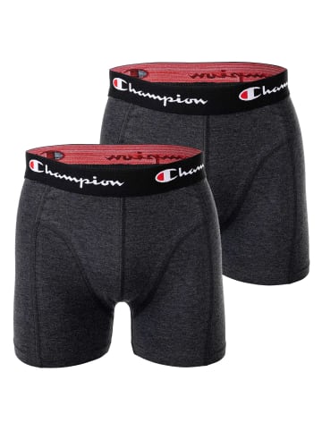 Champion Boxershort 2er Pack in Grau meliert