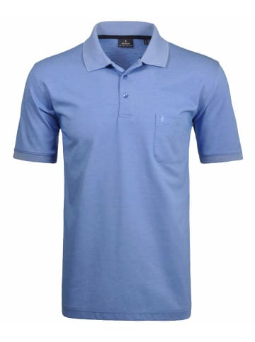 Ragman Poloshirt für Herren in blau