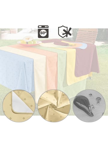 Erwin Müller Baumwollmischung Mitteldecke Neuss in natur