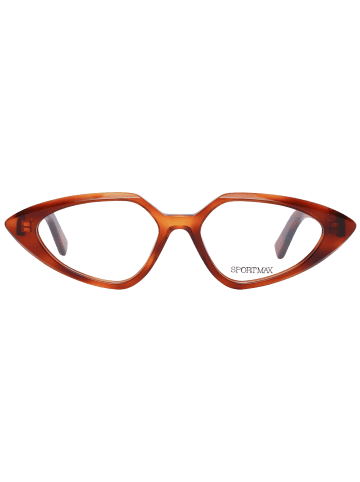 Sportmax Frauen Optische Fassungen Oval Braun