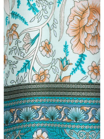 gaya Women Dress in Aqua Multicolor