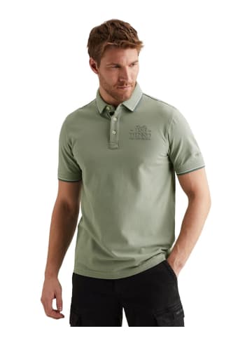 PME Legend Poloshirt SHORT SLEEVE POLO STRETCH PIQUE in Grün